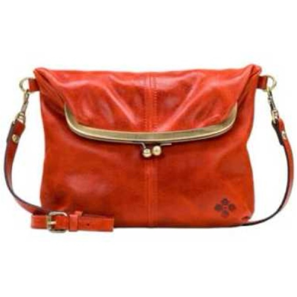 Patricia Nash Terracotta Leather Crossbody Bag